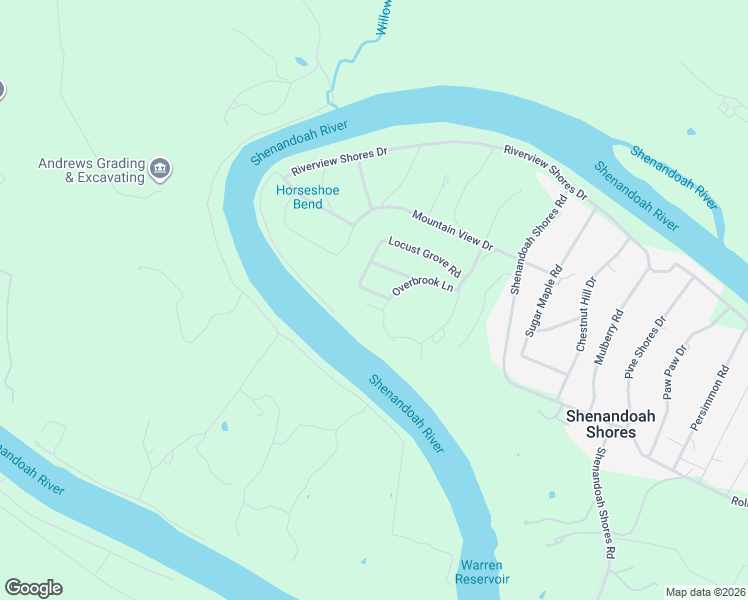 map of restaurants, bars, coffee shops, grocery stores, and more near 38 Cherrywood Road in Front Royal