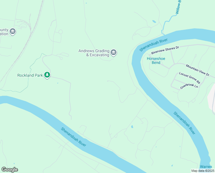 map of restaurants, bars, coffee shops, grocery stores, and more near 315 Old Barn Lane in Front Royal