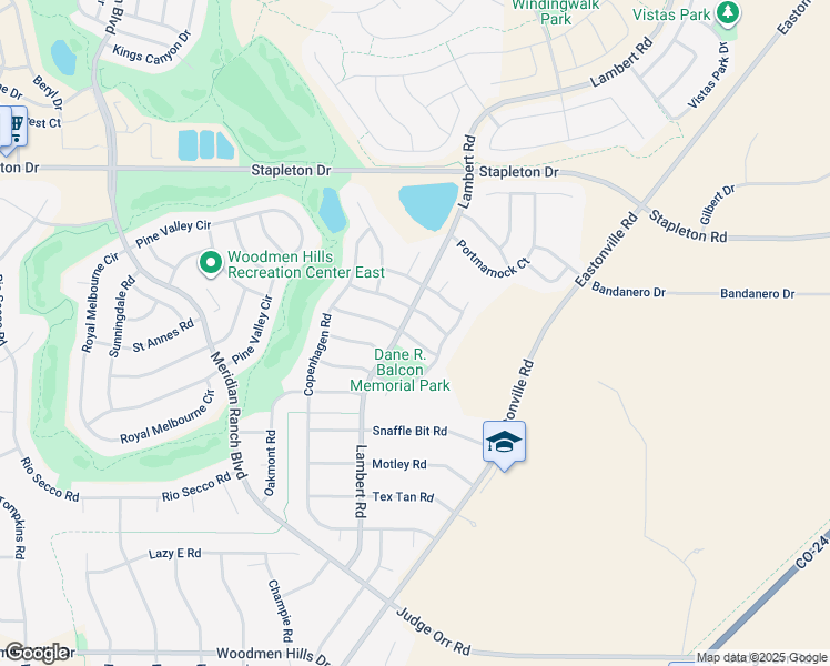 map of restaurants, bars, coffee shops, grocery stores, and more near 12922 Oakland Hills Road in Peyton