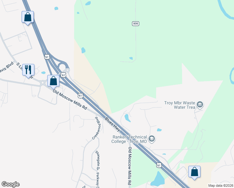 map of restaurants, bars, coffee shops, grocery stores, and more near in Troy
