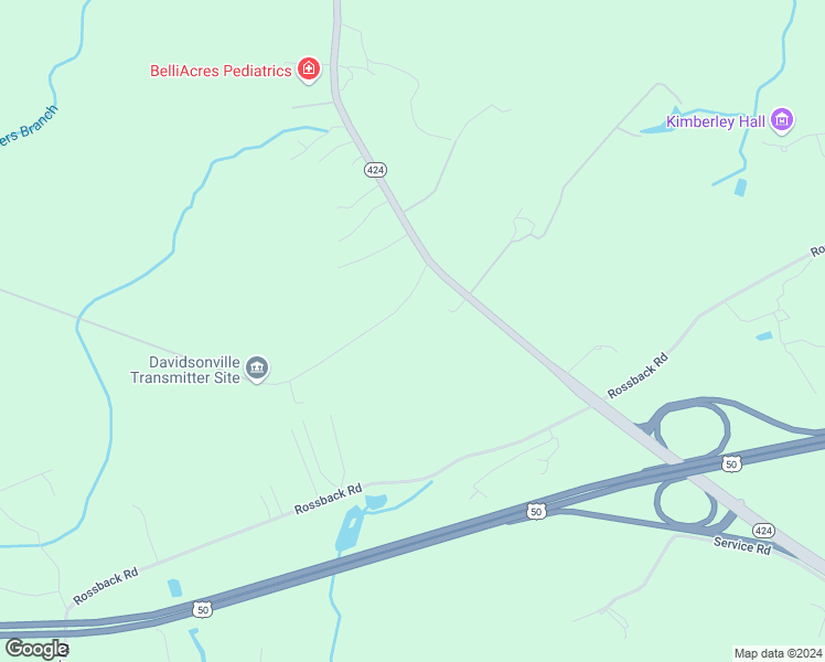 map of restaurants, bars, coffee shops, grocery stores, and more near 2620 Davidsonville Road in Gambrills