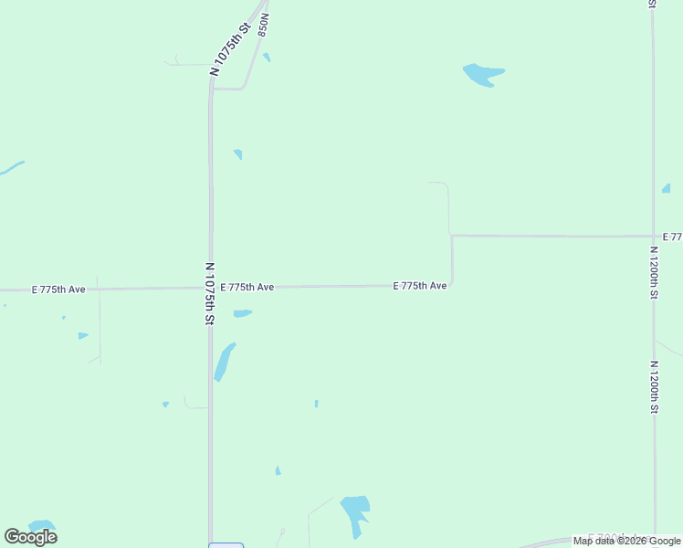 map of restaurants, bars, coffee shops, grocery stores, and more near 10750-11498 East 775th Avenue in Robinson