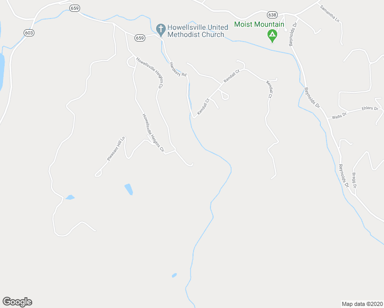 map of restaurants, bars, coffee shops, grocery stores, and more near 109 Heights Lane in Front Royal