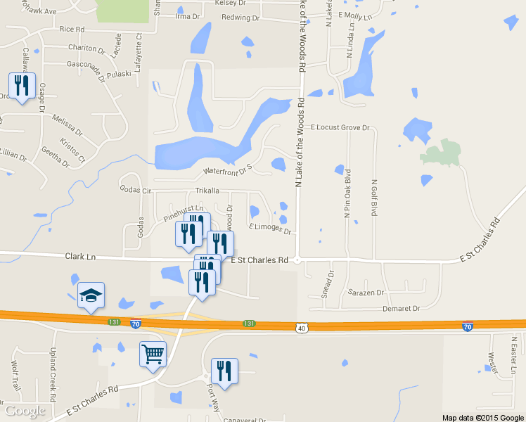 map of restaurants, bars, coffee shops, grocery stores, and more near 1621 North Doulton Drive in Columbia