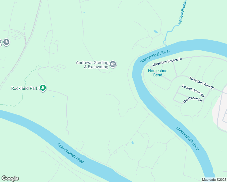 map of restaurants, bars, coffee shops, grocery stores, and more near 317 Old Barn Lane in Front Royal