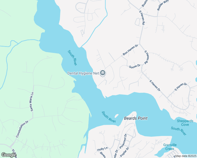 map of restaurants, bars, coffee shops, grocery stores, and more near 778 Bon Haven Drive in Annapolis