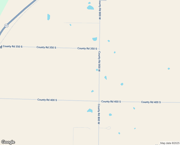 map of restaurants, bars, coffee shops, grocery stores, and more near 3718 County Road 800 West in Lyons