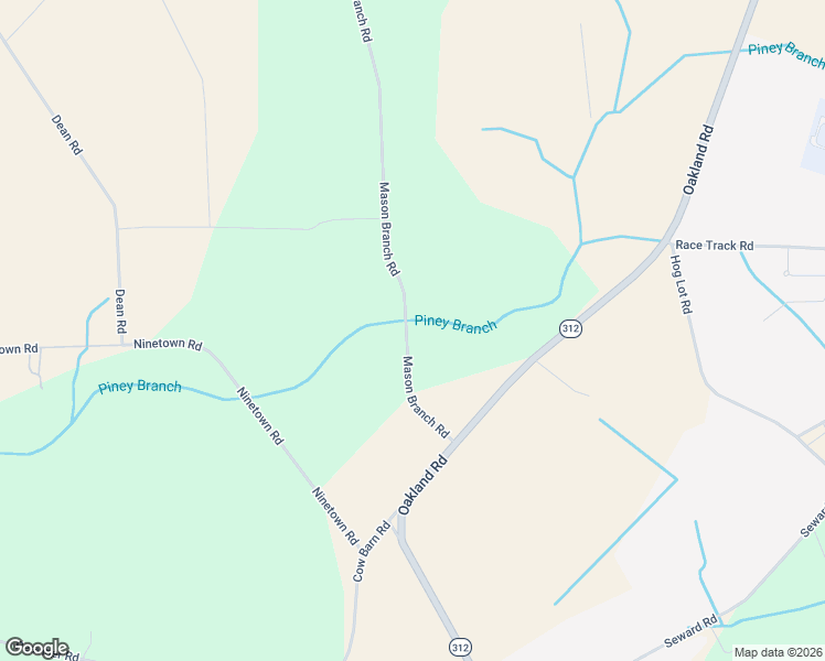 map of restaurants, bars, coffee shops, grocery stores, and more near 13023 Mason Branch Road in Ridgely
