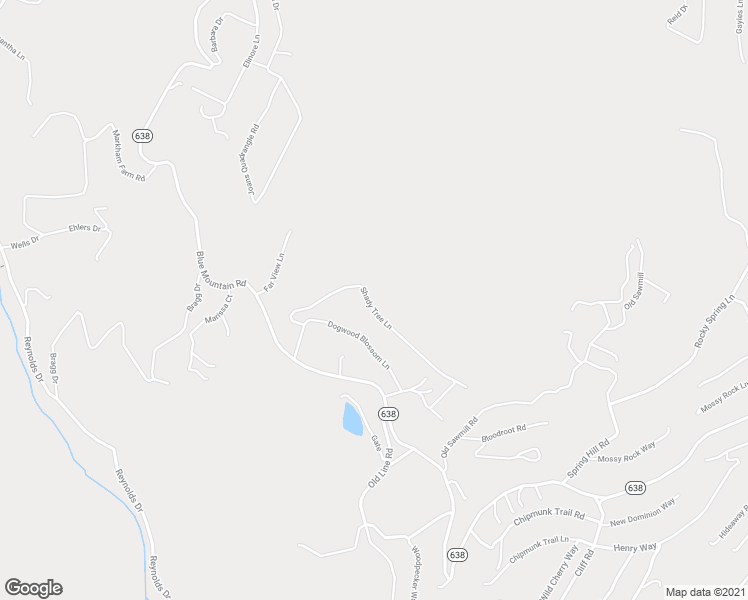 map of restaurants, bars, coffee shops, grocery stores, and more near 231 Shady Tree Lane in Front Royal