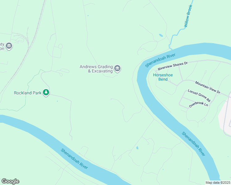 map of restaurants, bars, coffee shops, grocery stores, and more near 317 Old Barn Lane in Front Royal