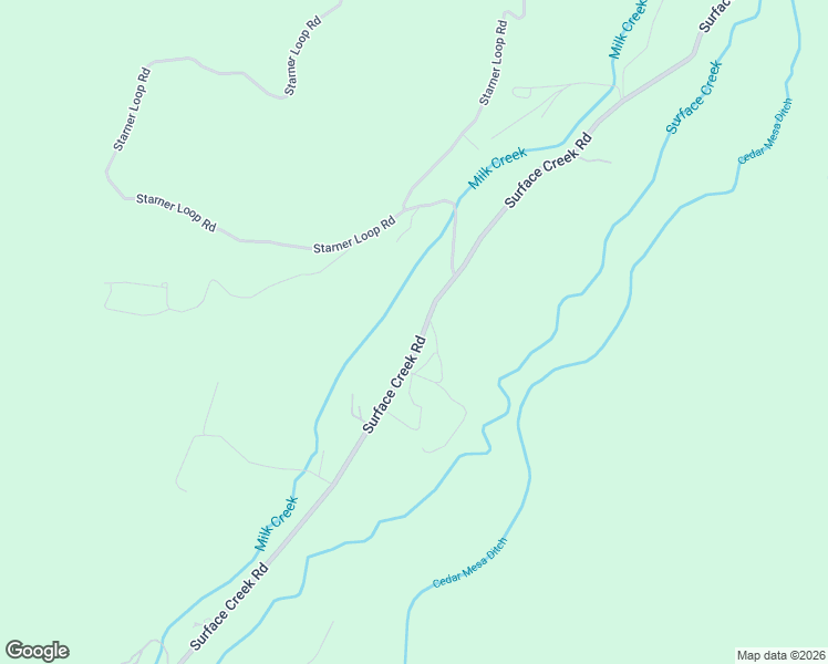 map of restaurants, bars, coffee shops, grocery stores, and more near 21552-21568 Surface Creek Road in Cedaredge
