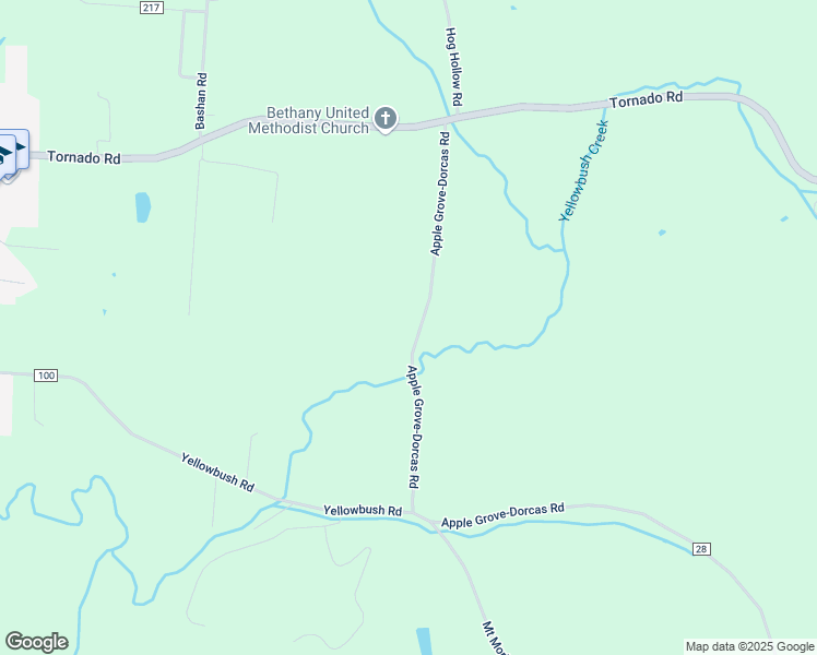 map of restaurants, bars, coffee shops, grocery stores, and more near 28315 Apple Grove-Dorcas Road in Racine