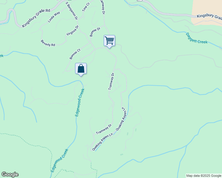 map of restaurants, bars, coffee shops, grocery stores, and more near 458 Tramway Drive in Stateline