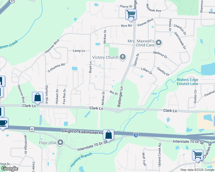 map of restaurants, bars, coffee shops, grocery stores, and more near 4504-4506 Nick Court in Columbia