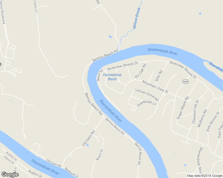 map of restaurants, bars, coffee shops, grocery stores, and more near Spruce Road in Front Royal