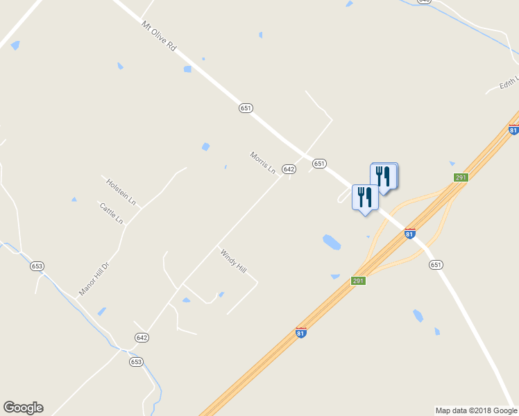 map of restaurants, bars, coffee shops, grocery stores, and more near 1428 Country Brook Road in Toms Brook