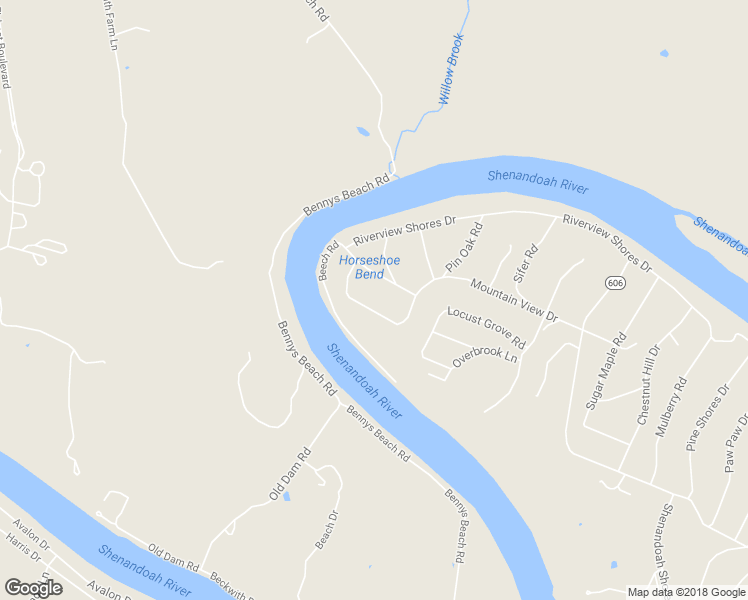 map of restaurants, bars, coffee shops, grocery stores, and more near 79 Beech Road in Front Royal