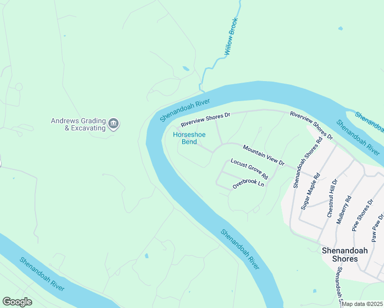 map of restaurants, bars, coffee shops, grocery stores, and more near 79 Beech Road in Front Royal