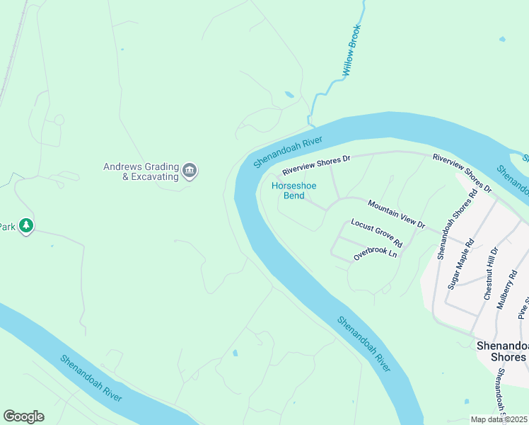 map of restaurants, bars, coffee shops, grocery stores, and more near Beech Road in Front Royal