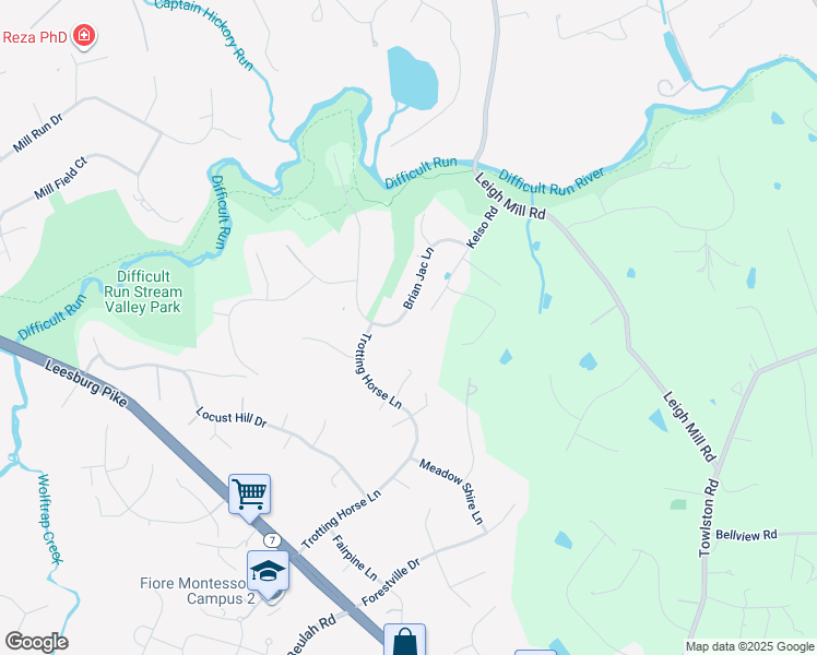 map of restaurants, bars, coffee shops, grocery stores, and more near 9425 Brian Jac Lane in Great Falls