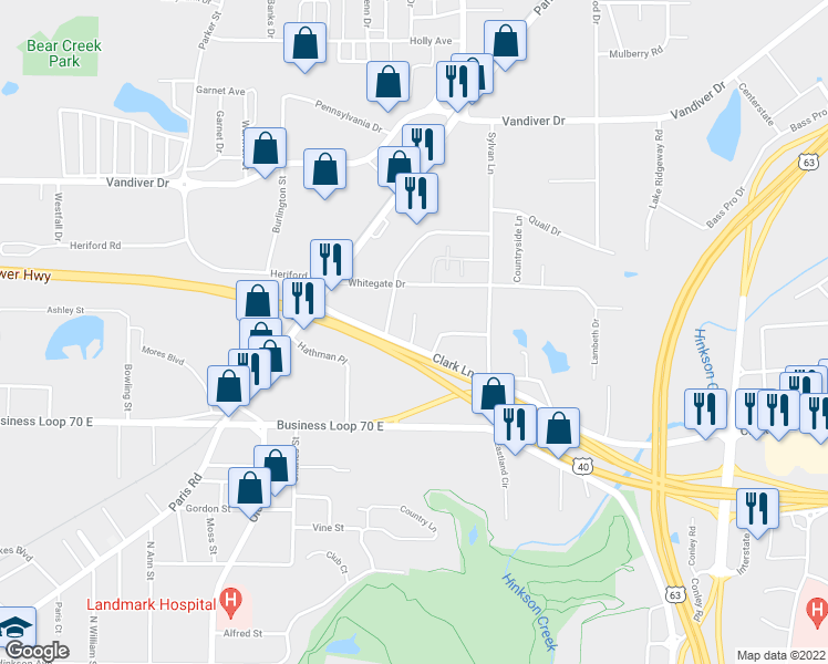 map of restaurants, bars, coffee shops, grocery stores, and more near 1508 June Lane in Columbia