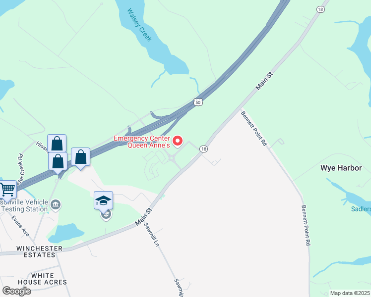 map of restaurants, bars, coffee shops, grocery stores, and more near 120 Shoreway Drive in Queenstown