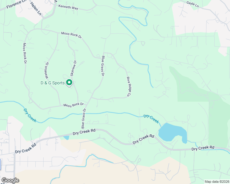 map of restaurants, bars, coffee shops, grocery stores, and more near 14470 Riva Ridge Circle in Auburn