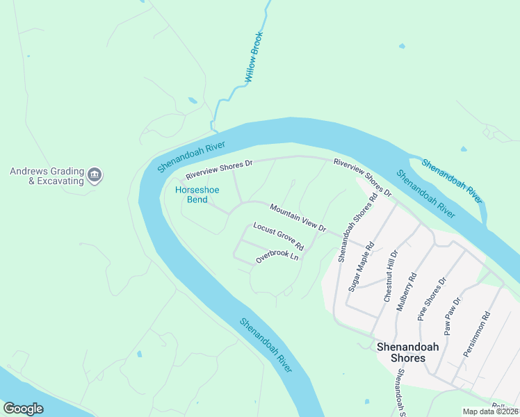 map of restaurants, bars, coffee shops, grocery stores, and more near 200 Mountain View Dr in Front Royal