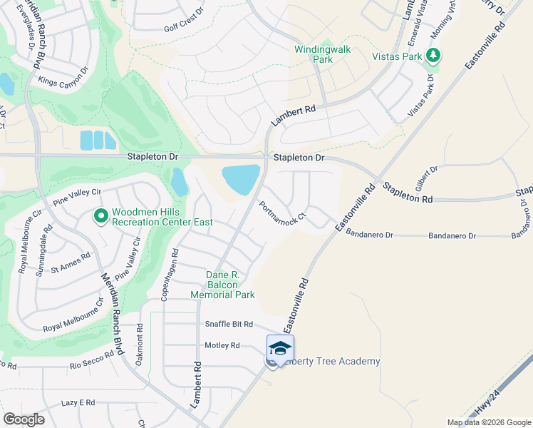 map of restaurants, bars, coffee shops, grocery stores, and more near 9289 Portmarnock Court in Peyton