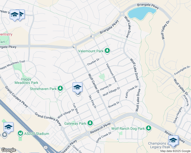 map of restaurants, bars, coffee shops, grocery stores, and more near 5937 Revelstoke Drive in Colorado Springs