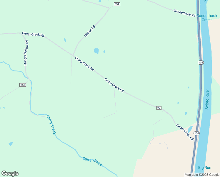 map of restaurants, bars, coffee shops, grocery stores, and more near 9662 Camp Creek Road in Lucasville