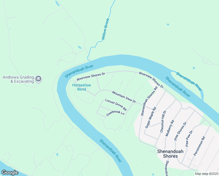 map of restaurants, bars, coffee shops, grocery stores, and more near 197 Mountain View Drive in Front Royal