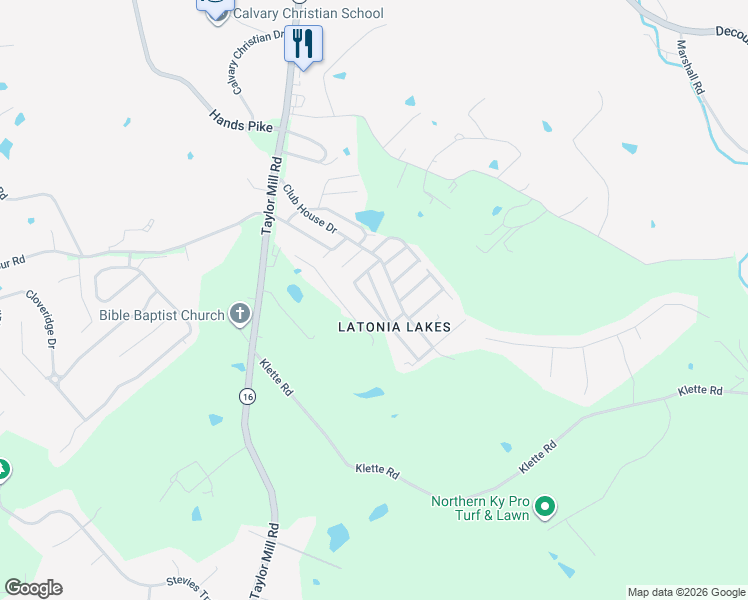 map of restaurants, bars, coffee shops, grocery stores, and more near in Ryland Heights