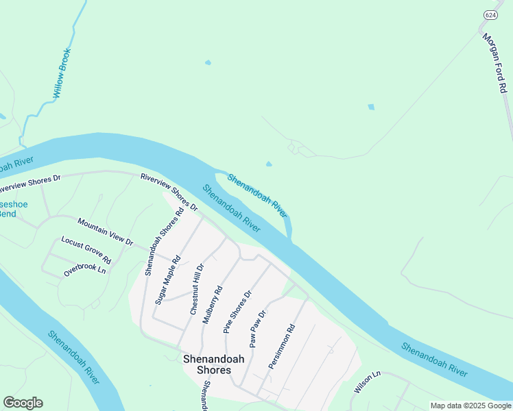 map of restaurants, bars, coffee shops, grocery stores, and more near Morgans Ford Farm Road in Warren County