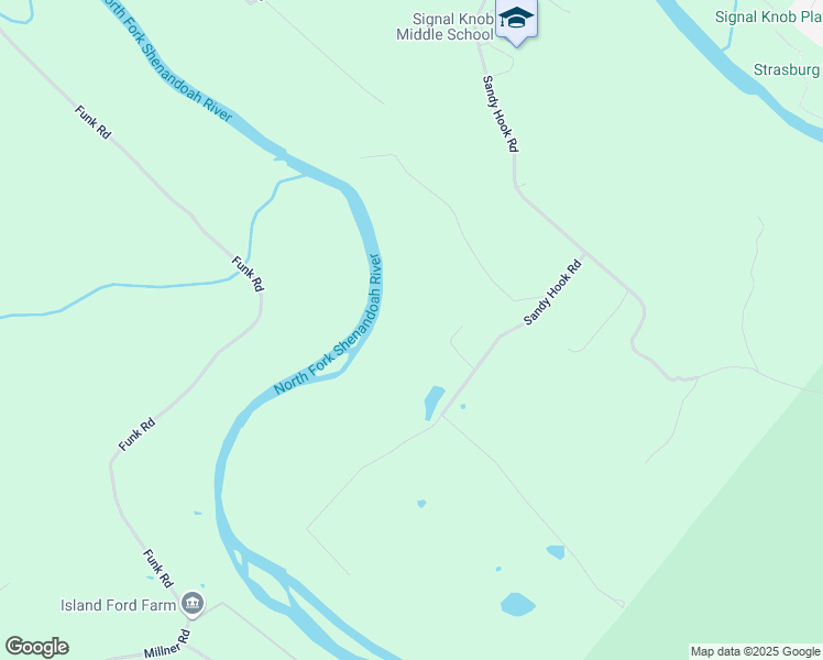map of restaurants, bars, coffee shops, grocery stores, and more near 1492 Sandy Hook Road in Strasburg