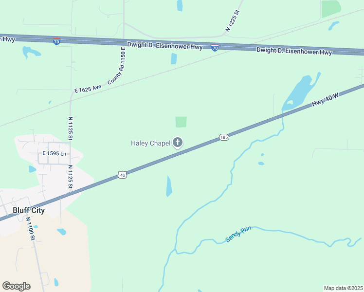 map of restaurants, bars, coffee shops, grocery stores, and more near 1179 U.S. Highway 40 in Vandalia