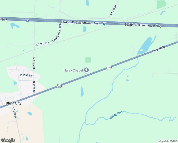 map of restaurants, bars, coffee shops, grocery stores, and more near 1179 U.S. 40 in Vandalia
