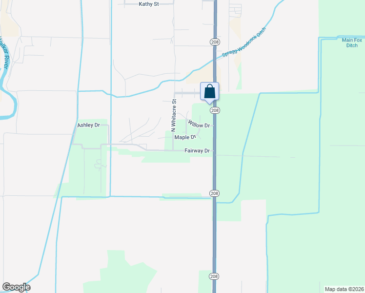 map of restaurants, bars, coffee shops, grocery stores, and more near 18 Fairway Dr in Yerington