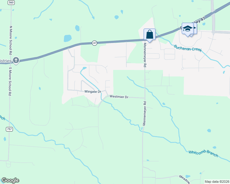 map of restaurants, bars, coffee shops, grocery stores, and more near 25 Westmier Drive in Troy