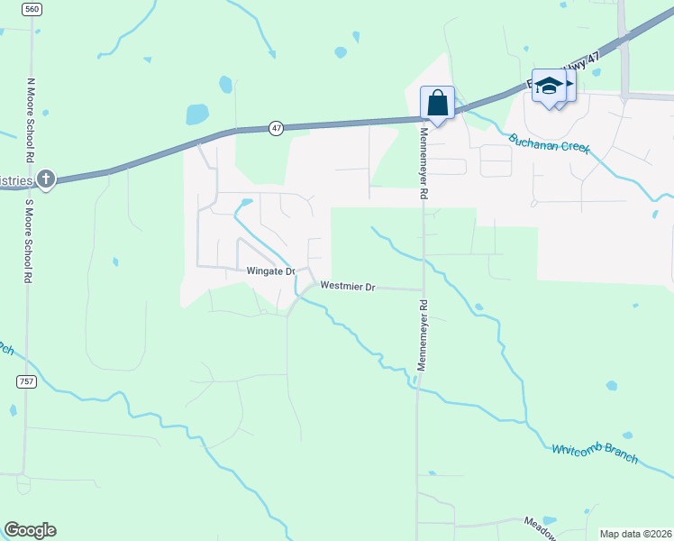 map of restaurants, bars, coffee shops, grocery stores, and more near 25 Westmier Drive in Troy