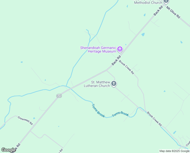 map of restaurants, bars, coffee shops, grocery stores, and more near 11262 State Route 623 in Maurertown