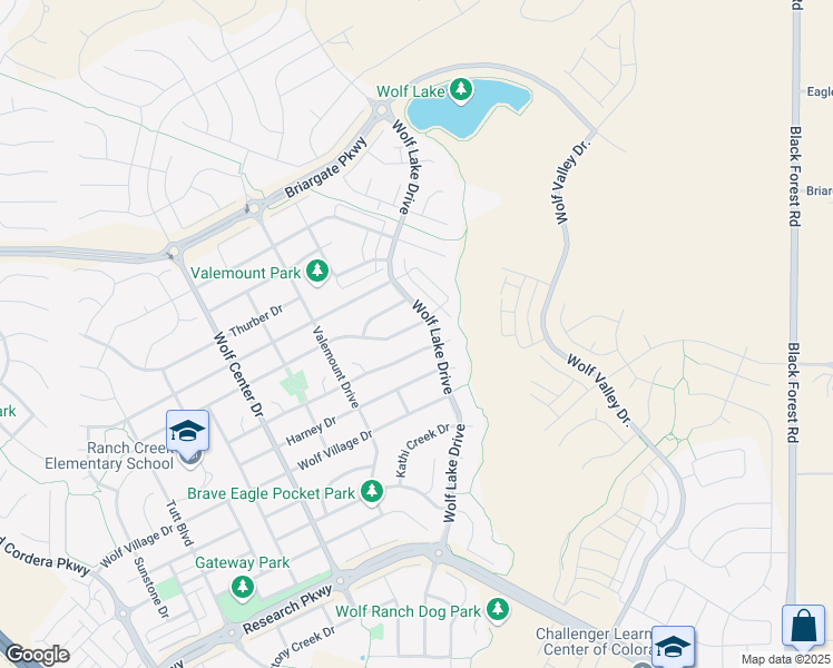 map of restaurants, bars, coffee shops, grocery stores, and more near 6285 Revelstoke Drive in Colorado Springs