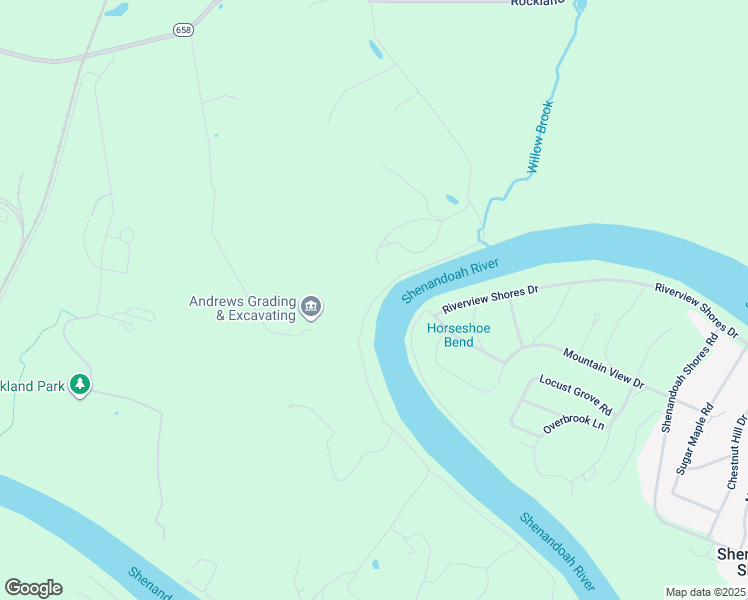 map of restaurants, bars, coffee shops, grocery stores, and more near 942 Bennys Beach Road in Front Royal