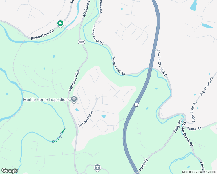 map of restaurants, bars, coffee shops, grocery stores, and more near 2138 Starlight Lane in Independence