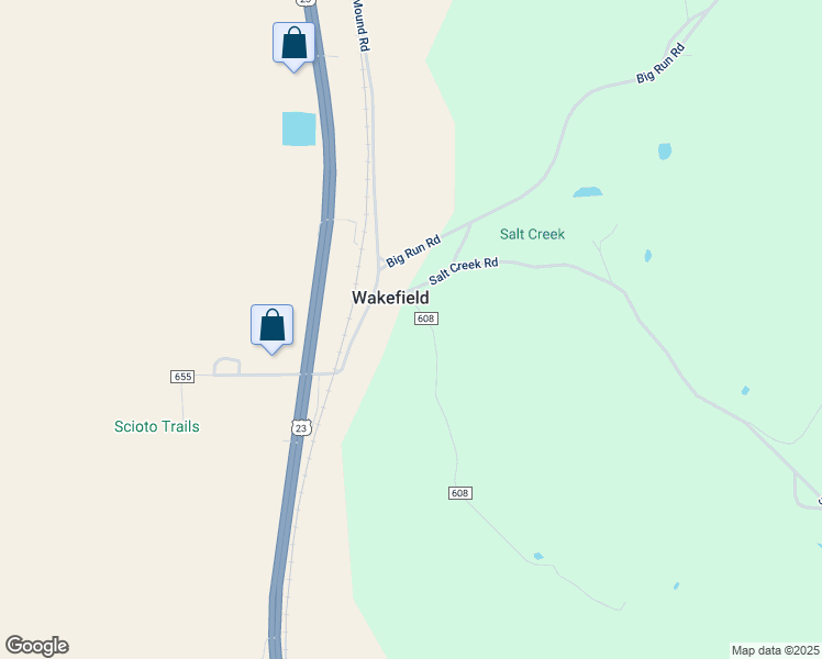 map of restaurants, bars, coffee shops, grocery stores, and more near in Wakefield