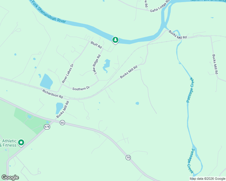 map of restaurants, bars, coffee shops, grocery stores, and more near 500-598 State Route 610 in Strasburg