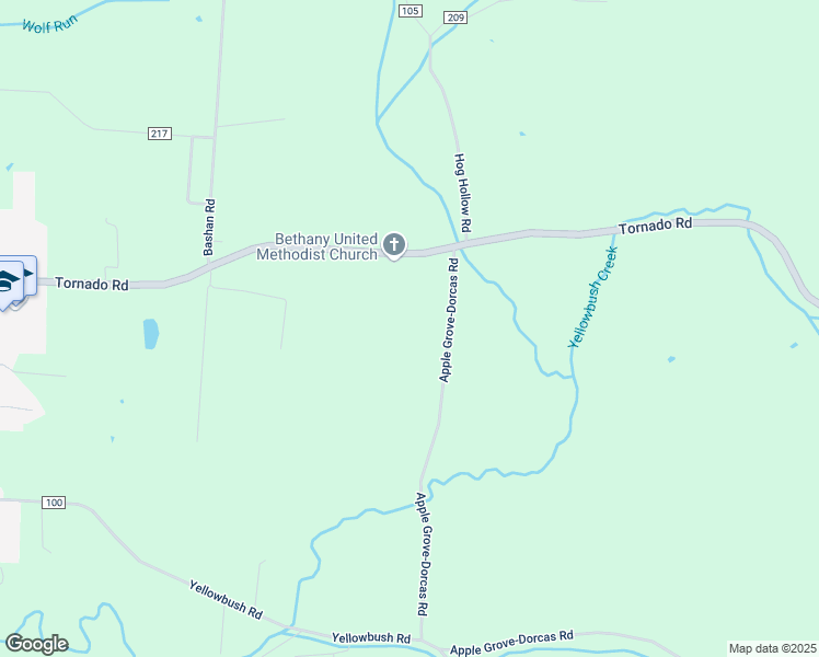 map of restaurants, bars, coffee shops, grocery stores, and more near 28315 Apple Grove-Dorcas Road in Racine