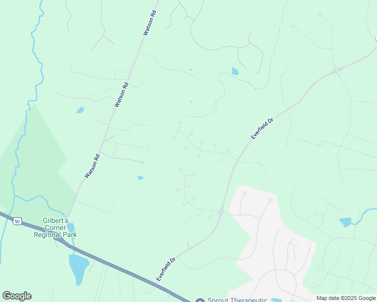 map of restaurants, bars, coffee shops, grocery stores, and more near 23404 Lacebark Elm Lane in Stone Ridge