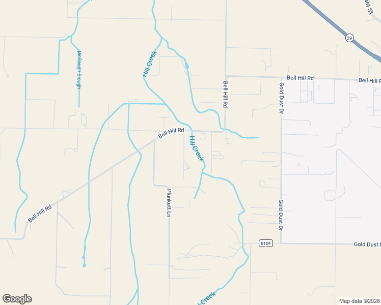map of restaurants, bars, coffee shops, grocery stores, and more near 2865 Bell Hill Road in Kelseyville