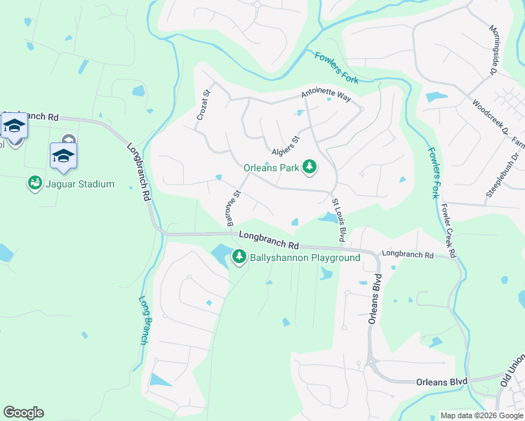 map of restaurants, bars, coffee shops, grocery stores, and more near 8615 Eden Court in Union